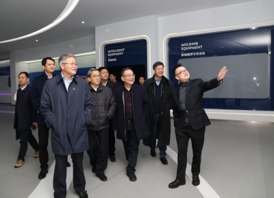 2020年12月16日時任浙江省經(jīng)濟與信息化廳廳長徐旭調研天通